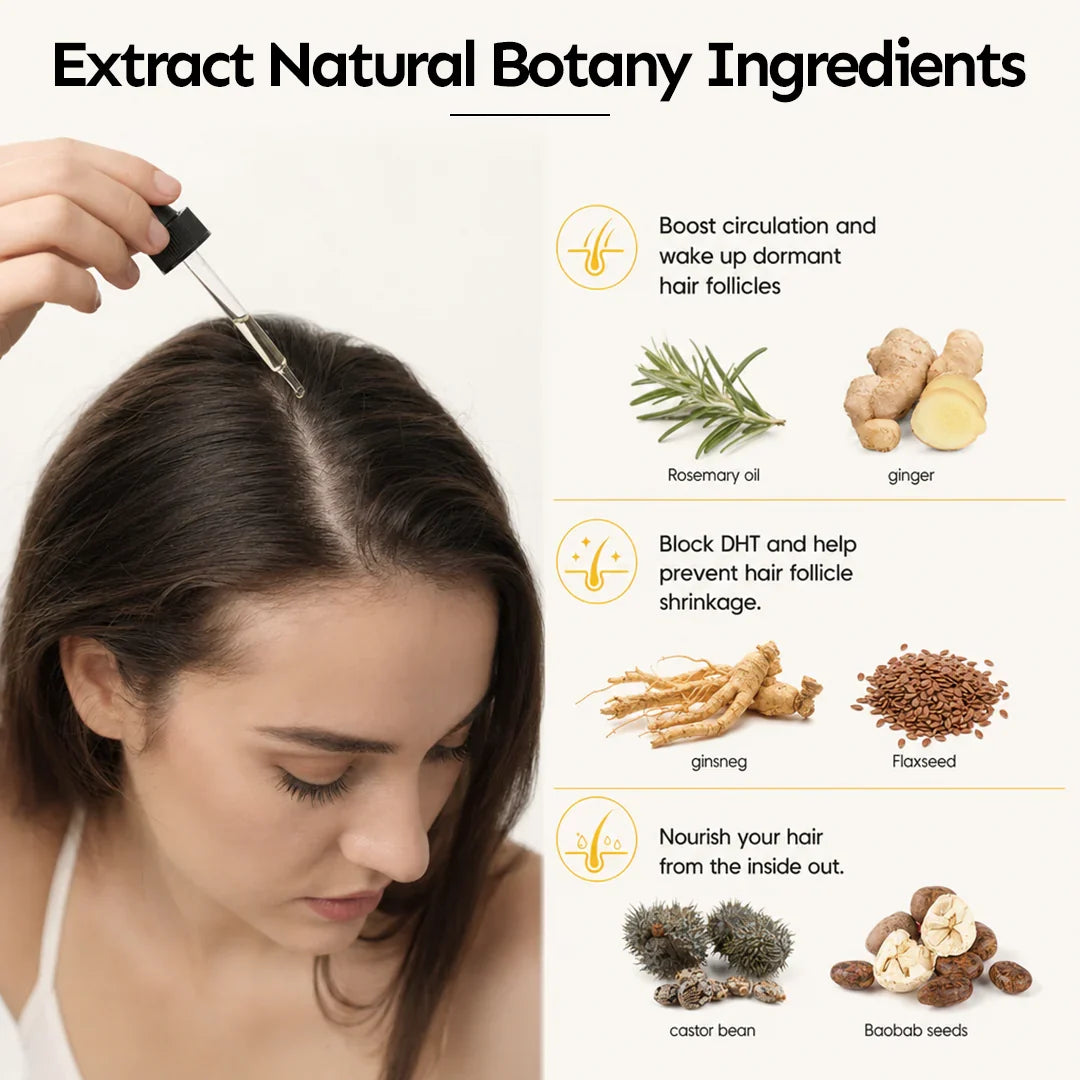 Aceite natural para el crecimiento del cabello Lovocross