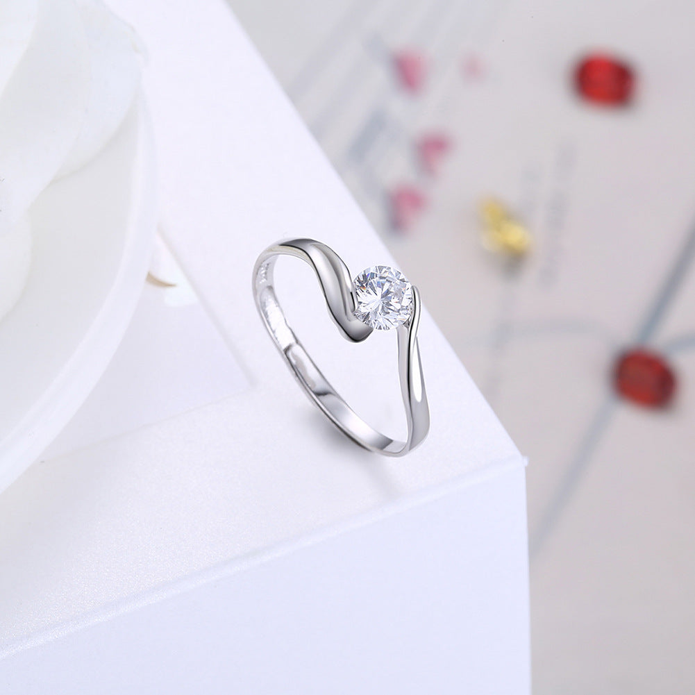 Anillo de circonita