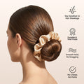 Coletero de raso latte Soft Stretch