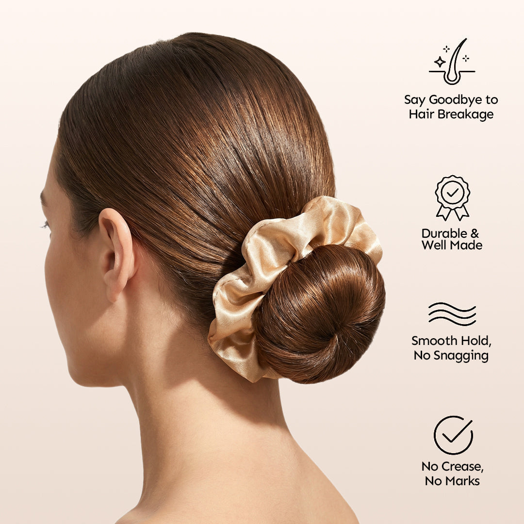 Coletero de raso latte Soft Stretch