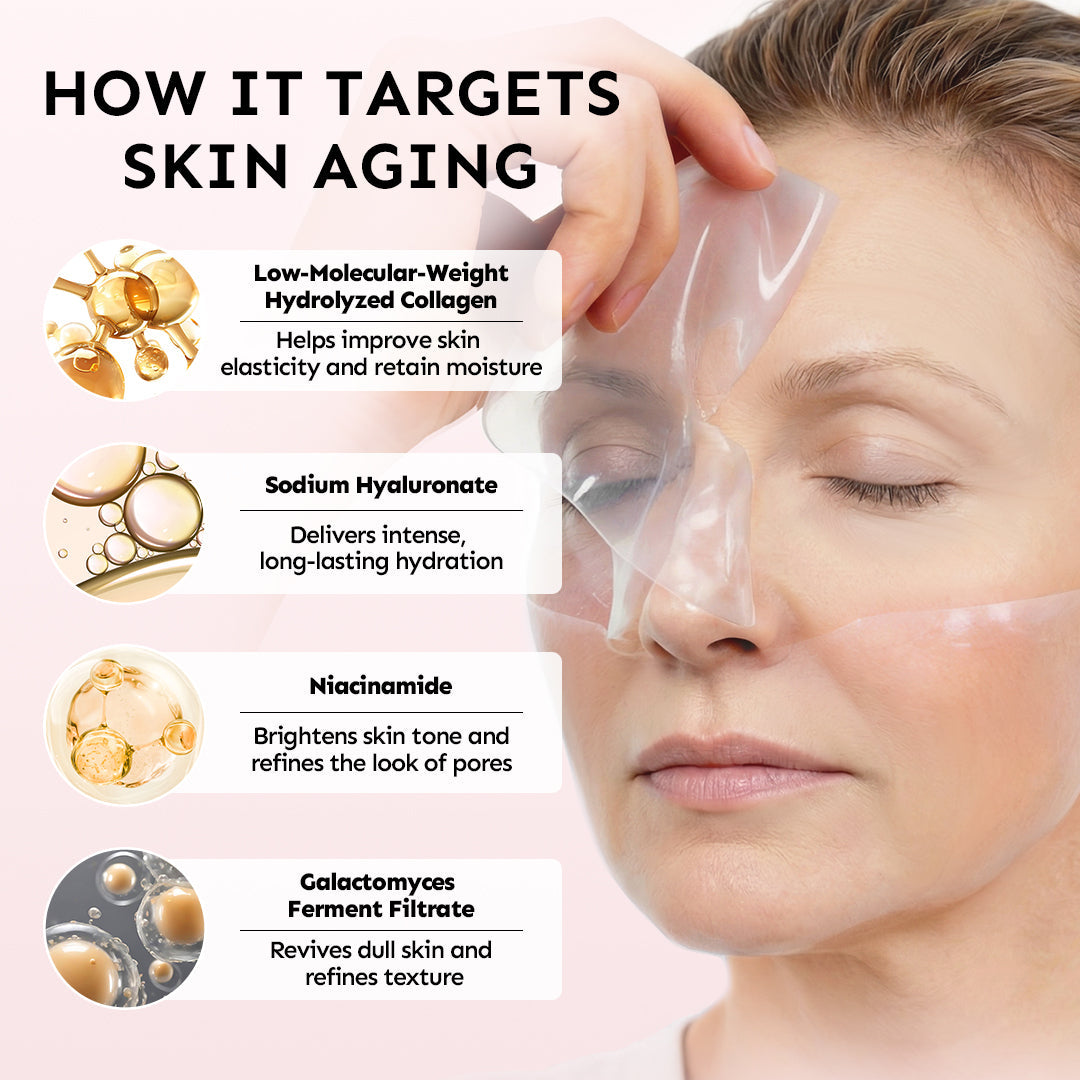 Mascarilla facial reparadora profunda con colágeno Lovocross