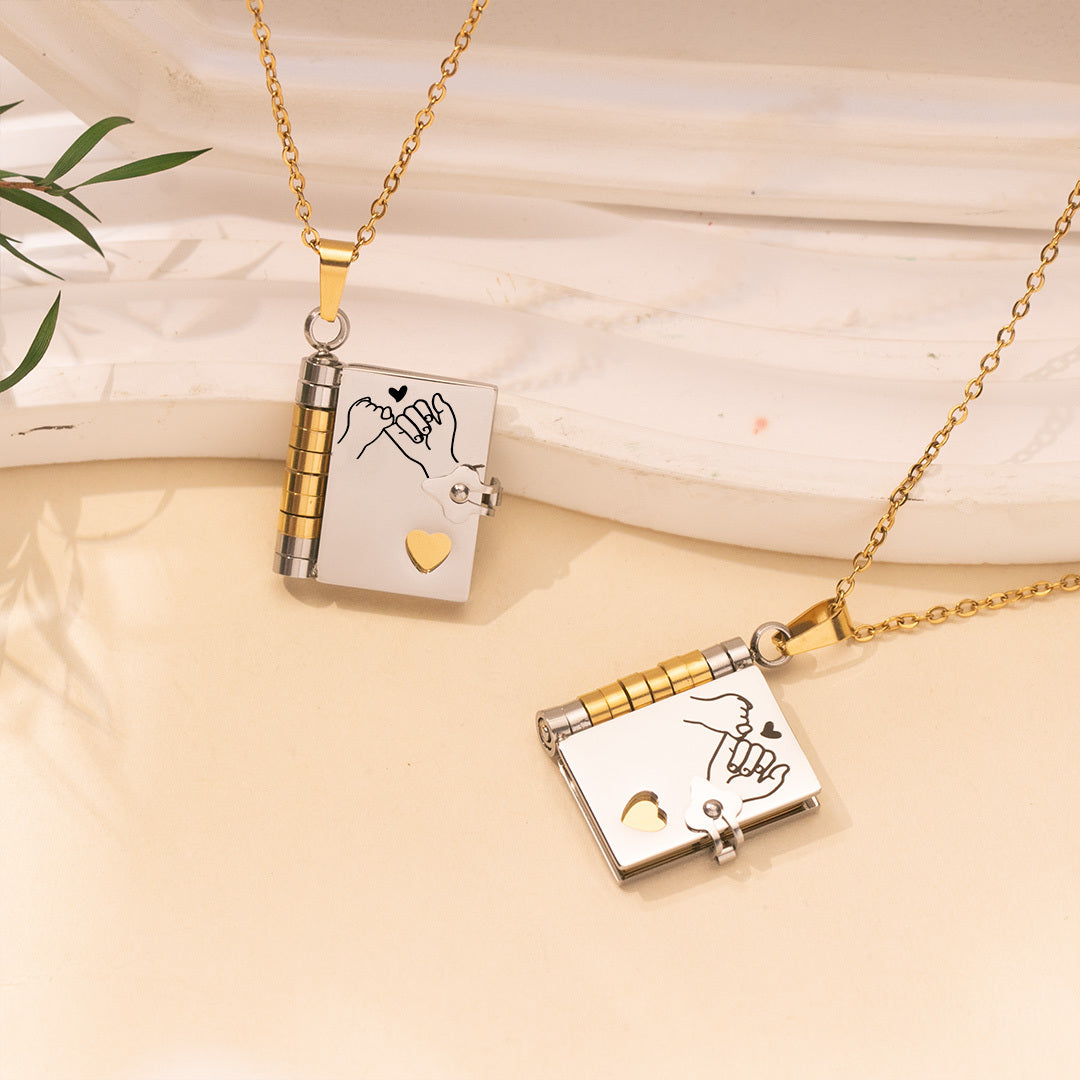 Para Hija - Collar Libro Siempre Contigo