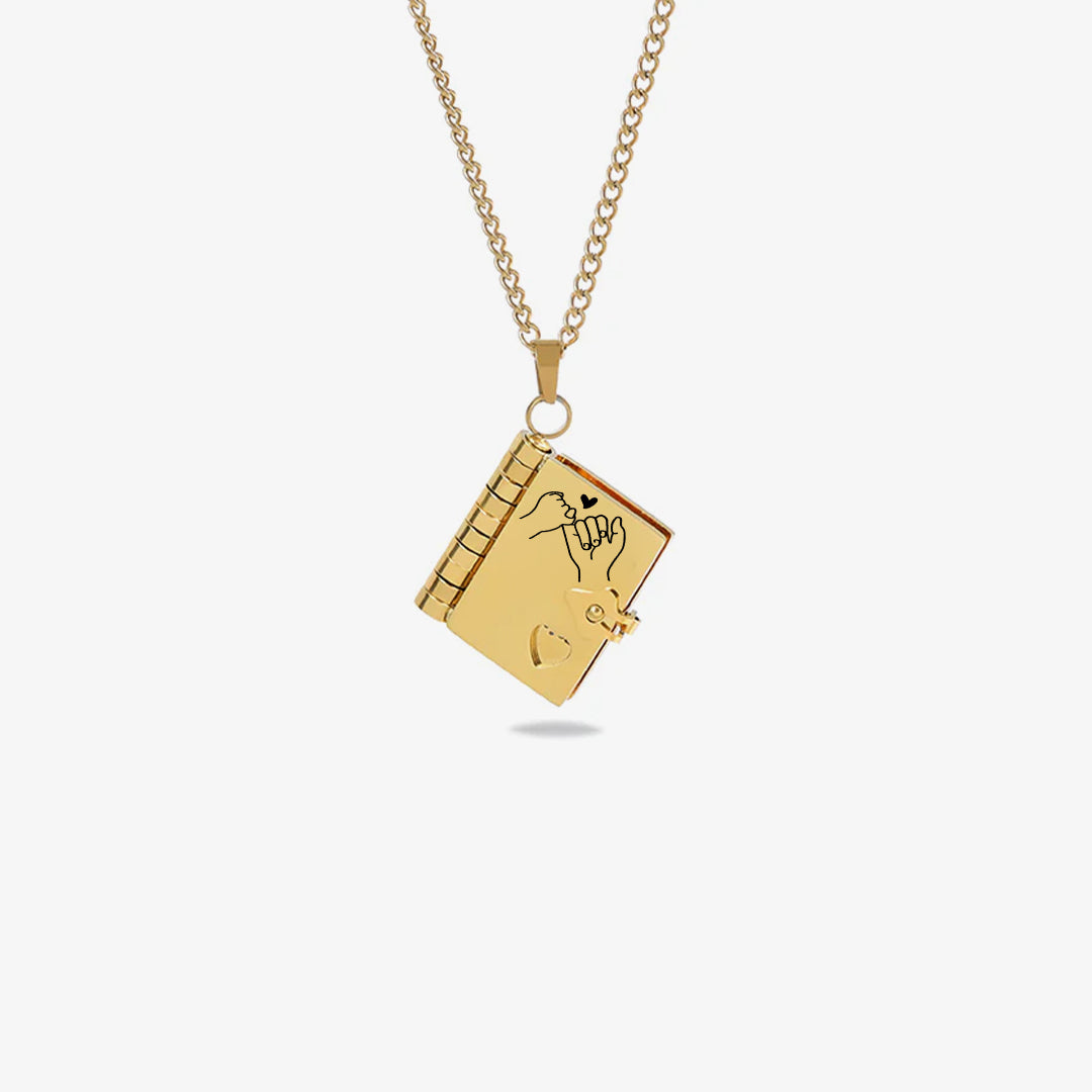 Para Hija - Collar Libro Siempre Contigo