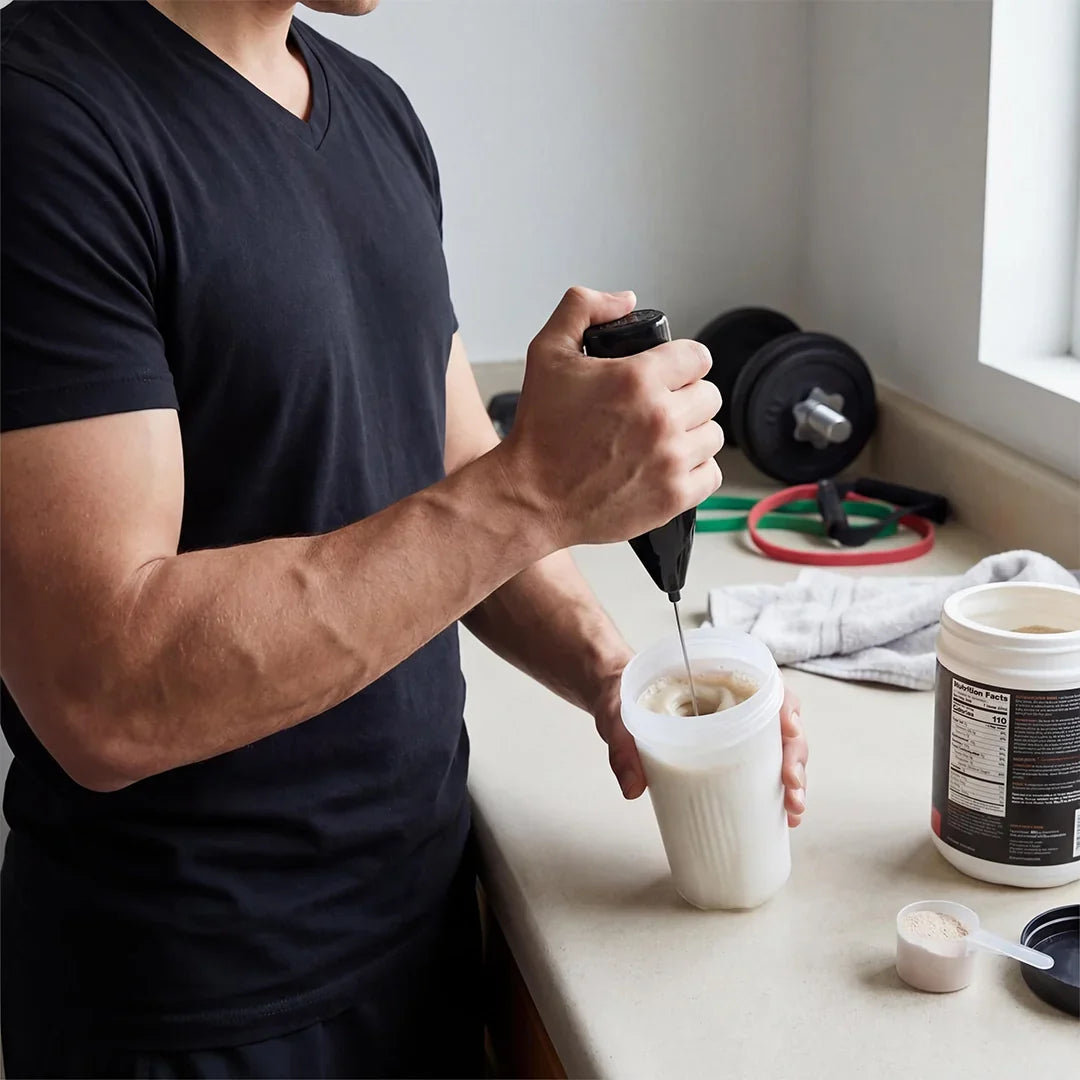 Espumador de Leche Eléctrico Portátil Mini – Batidor de Acero Inoxidable, para Café, Matcha y Más