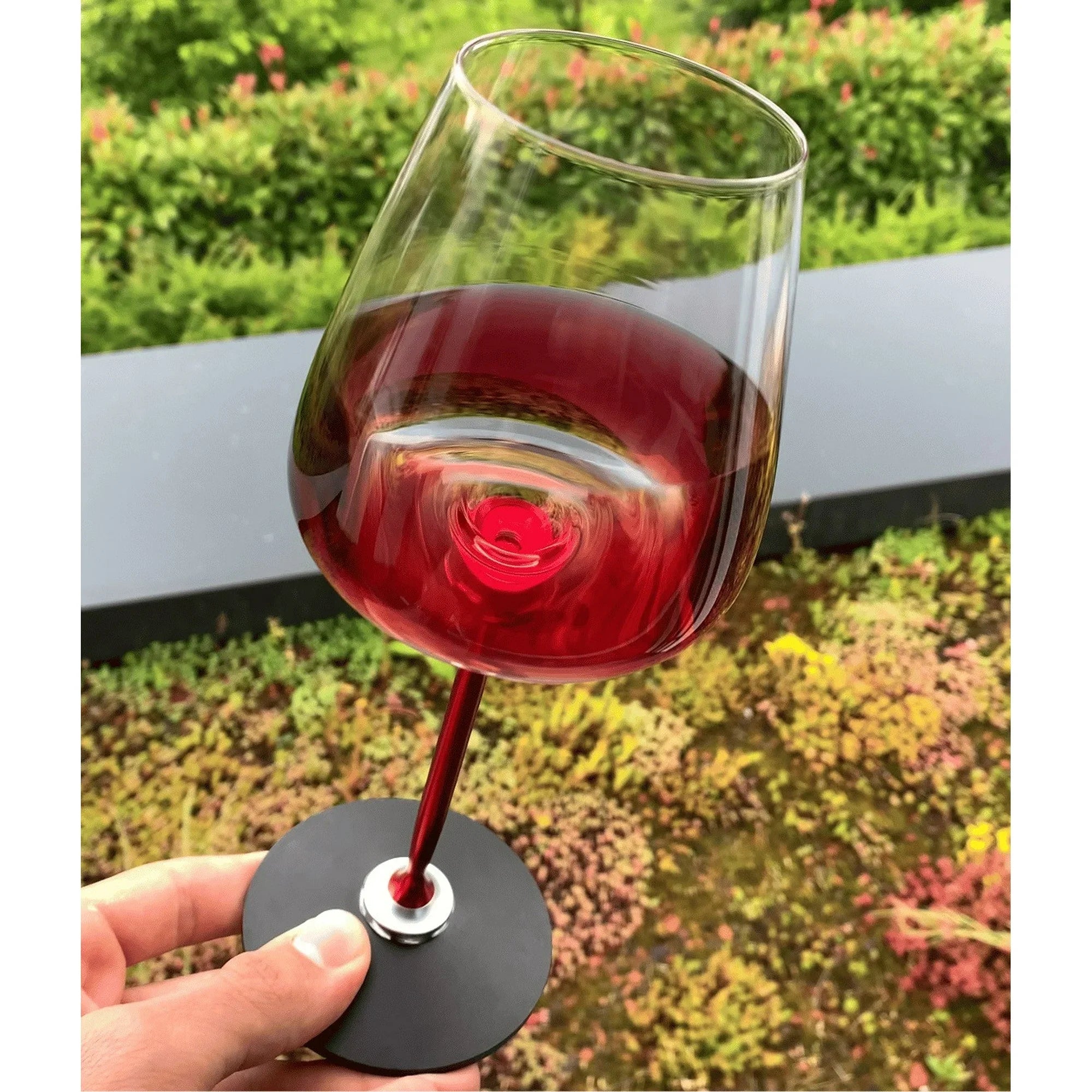 Rotating Wine Glasses