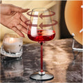 Copas de vino giratorias