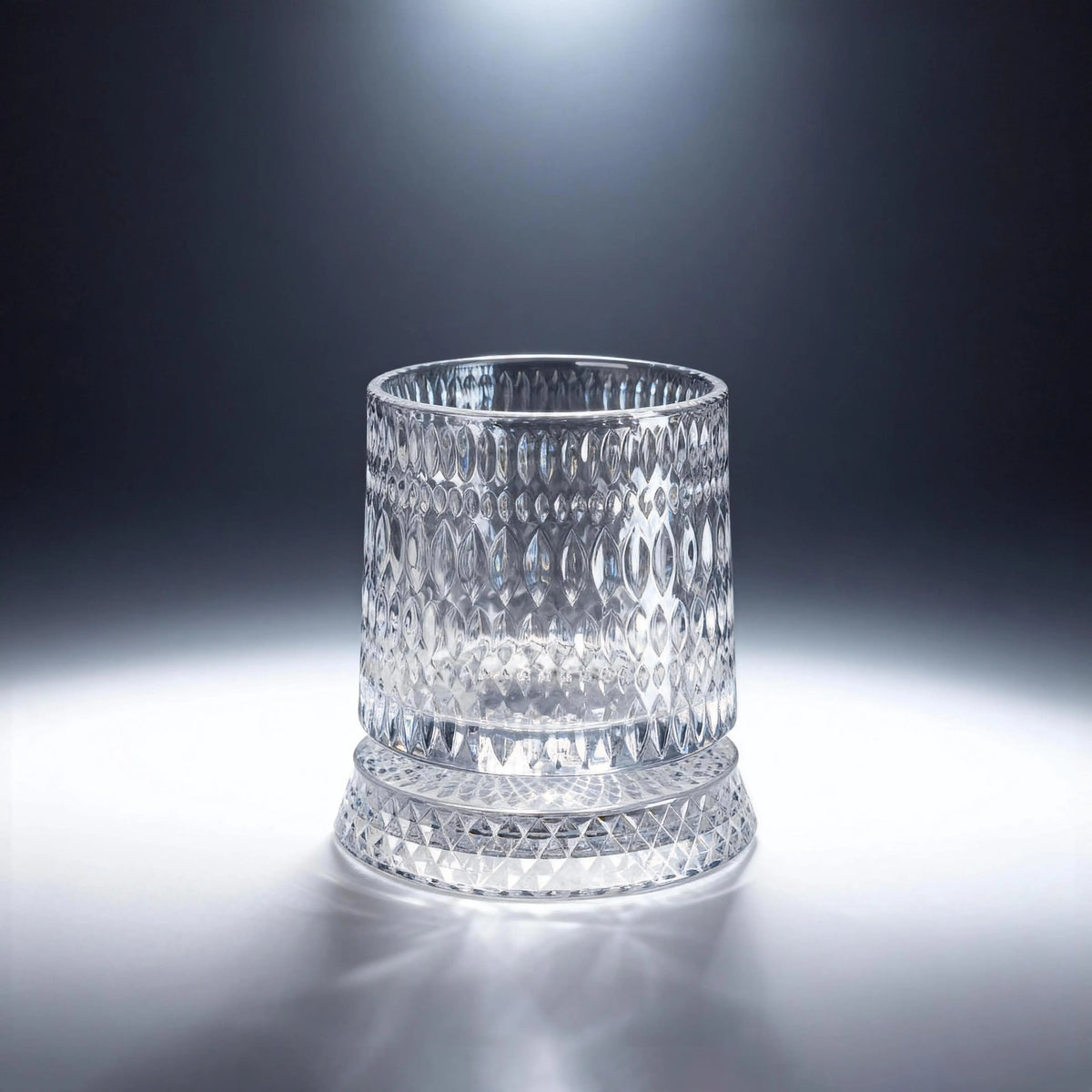Luxury 360° Spinning Crystal Glass