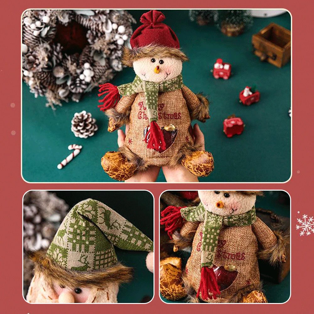 Bolsas de regalo de Navidad con diseño de cremallera