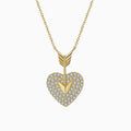 Collar con Colgante de Flecha y Corazón