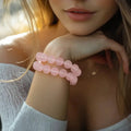 Pulsera de Cuarzo Rosa Encantado