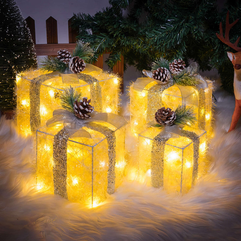 Caja de regalo Resplandor Dorado