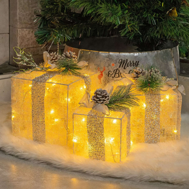 Caja de regalo Resplandor Dorado