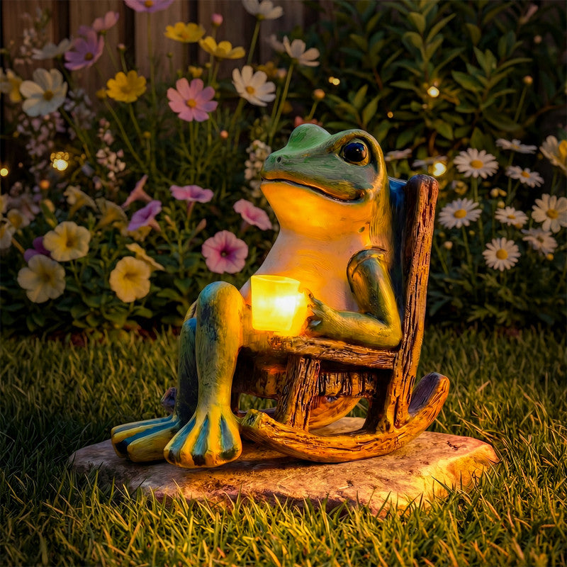 Rana luminosa de jardín