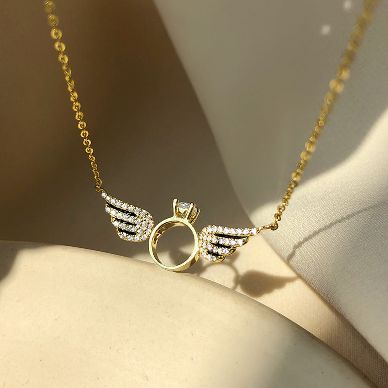 Anillo Collar Alas de Ángel