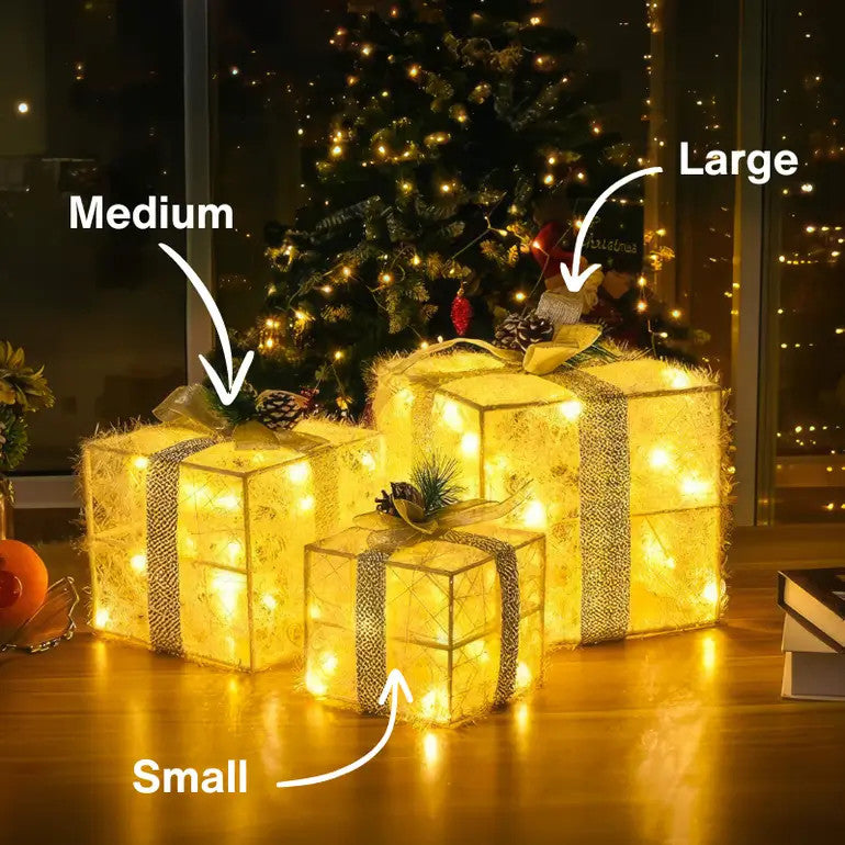 Caja de regalo Resplandor Dorado