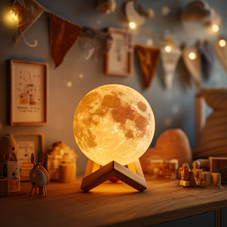 Lámpara Luna Mística