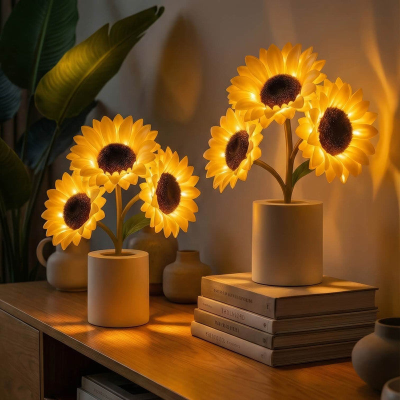 Lámpara de Girasol Brillante