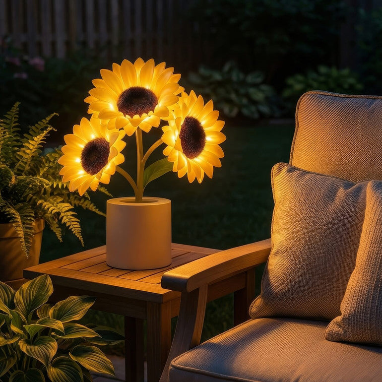 Lámpara de Girasol Brillante