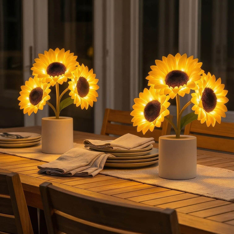 Lámpara de Girasol Brillante
