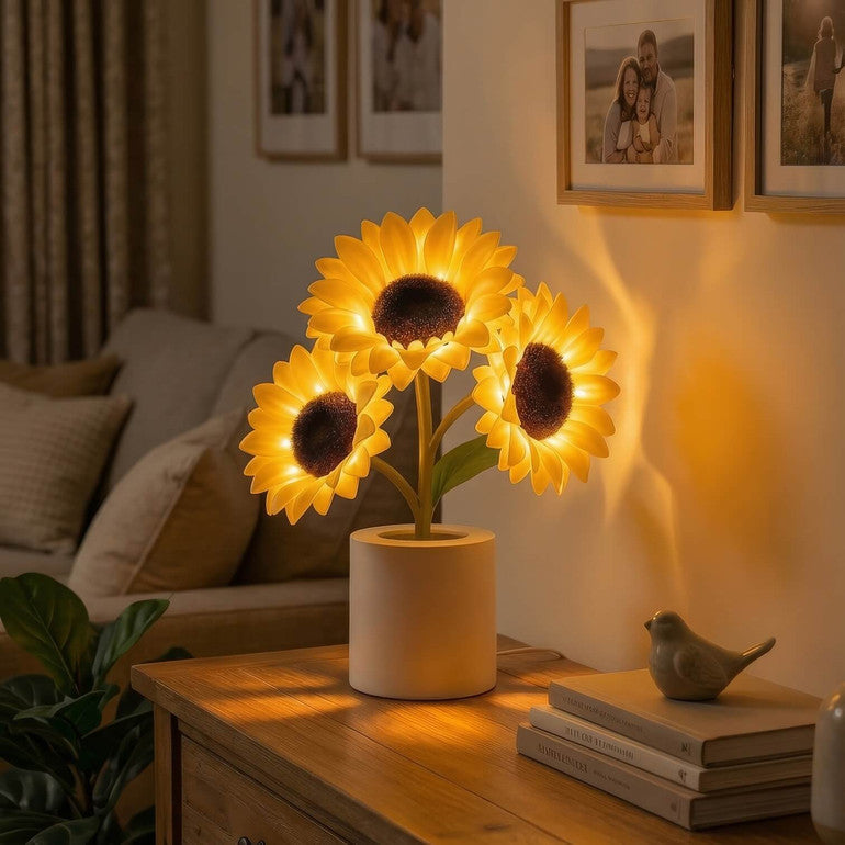 Lámpara de Girasol Brillante