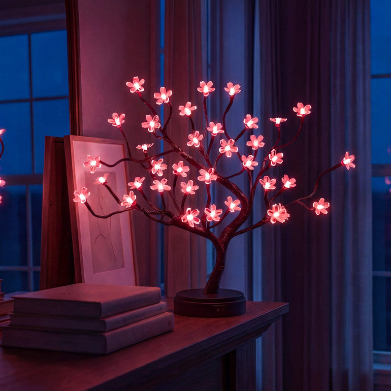 Árbol de ensueño de cerezos en flor