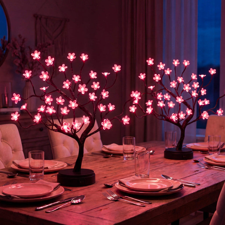 Árbol de ensueño de cerezos en flor