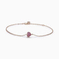 Pulsera de corazón con tachuelas