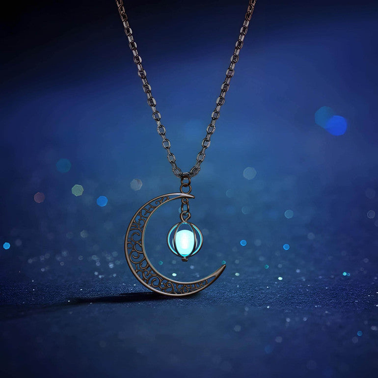 Collar de piedra lunar encantada
