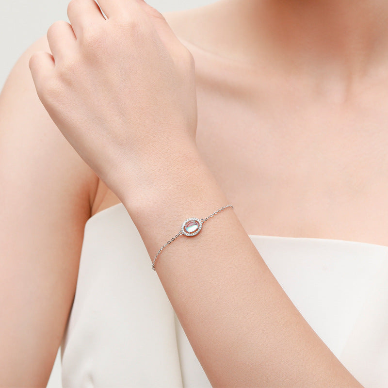 Pulsera de piedra lunar