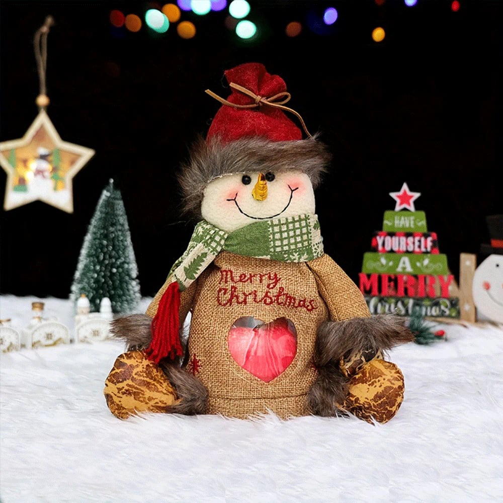 Christmas Gift Bags Zipper Design