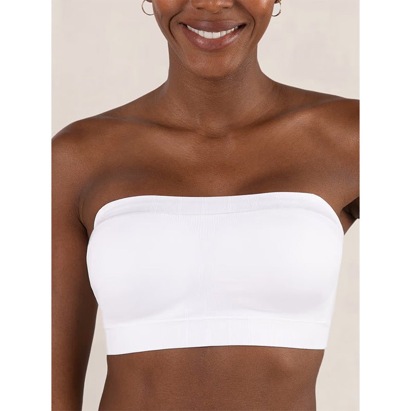 Convertible Strapless Bandeau Bra with Wireless Comfort, Anti - Slip Grip & Removable Straps Fit - LUNA