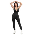 Deep V Shapewear with Chest Support Breathable High - Waisted Tummy Control Jumpsuit - LUNA